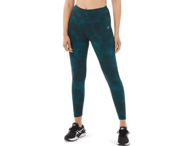 Asics 7/8 Tights Velvet Pine Print | nfk5KBYis