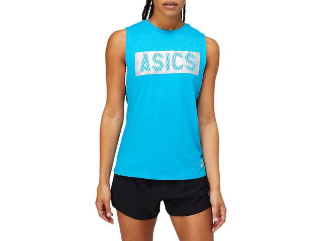 Asics Box Muscle Tee μπλε | pIHkBcBNZ