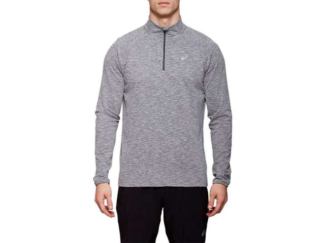 Asics Dorai Quarter Zip σκούρο γκρι | fhUnBQmVE