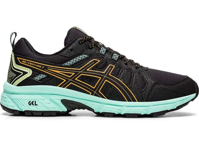 Asics Gel-venture 7 Black/Orange Pop | XxPkT9Lmu