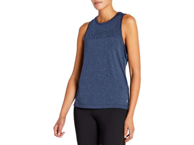 Asics Muscle Tank Peacoat Heather | GBGjkOojQ