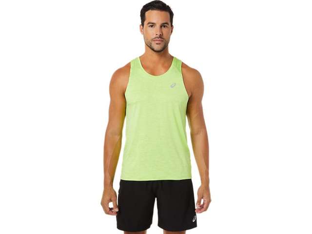 Asics Pr Lyte Singlet Lime Zest Heather | 4bXDi85gx