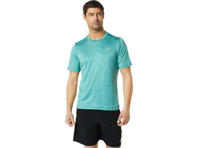 Asics Pr Lyte κοντο Sleeve Sage Heather | 4GcD1aXTw