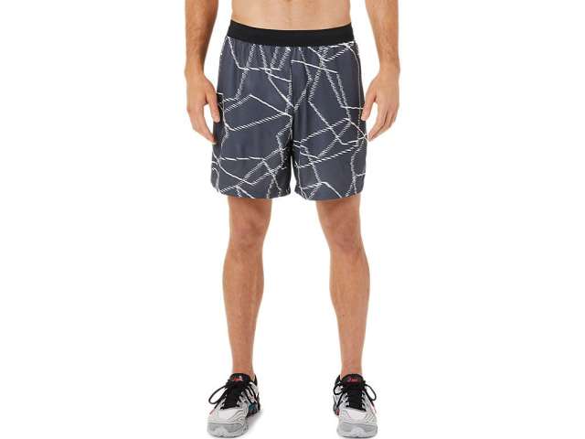 Asics Seasonal All Over Print Shorts γκρι | Conn1Qibp