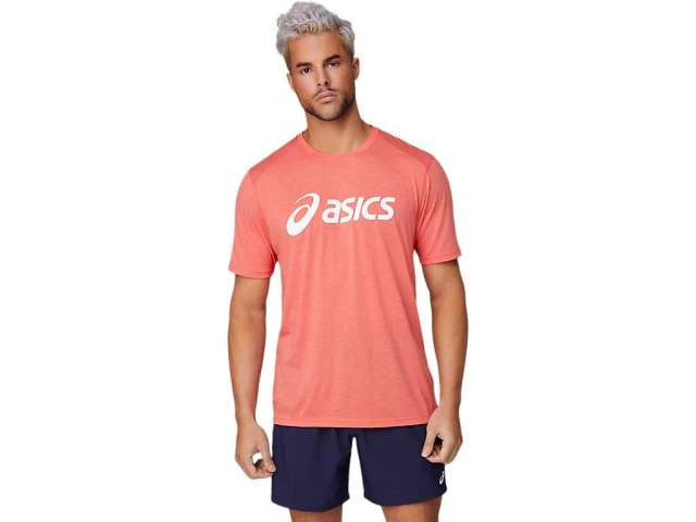 Asics Triblend Αθλητικά κοντο Sleeve κοκκινα ασπρα | NcDOW68tB