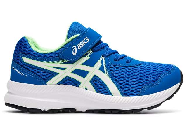 Asics Unisex Contend 7 Electric Blue/White | nBWpgdSVx