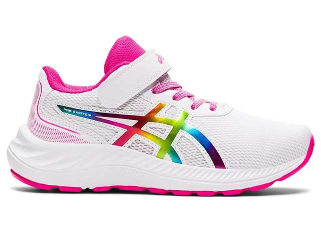 Asics Unisex Pre Excite 9 White/Pink Glo | sW3ahHMFu