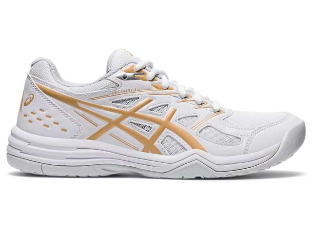 Asics Upcourt 4 White/Champagne | Pbd7hVuQP