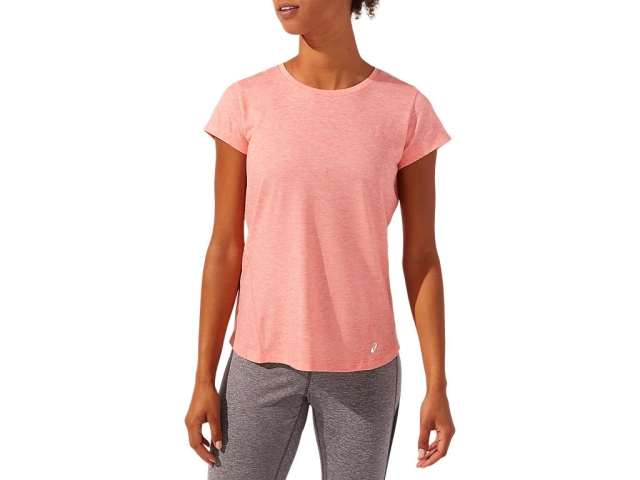 Asics κοντο Sleeve Heather Guava Heather | 1eiVf1lks