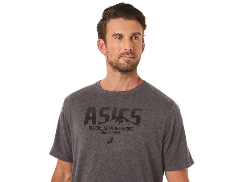 Asics 1977 Mtn Tee σκούρο γκρι | cPnwvAaxf