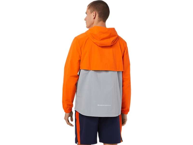 Asics Anorak Marigold/Sheet Rock | ZFnAgG6Pv