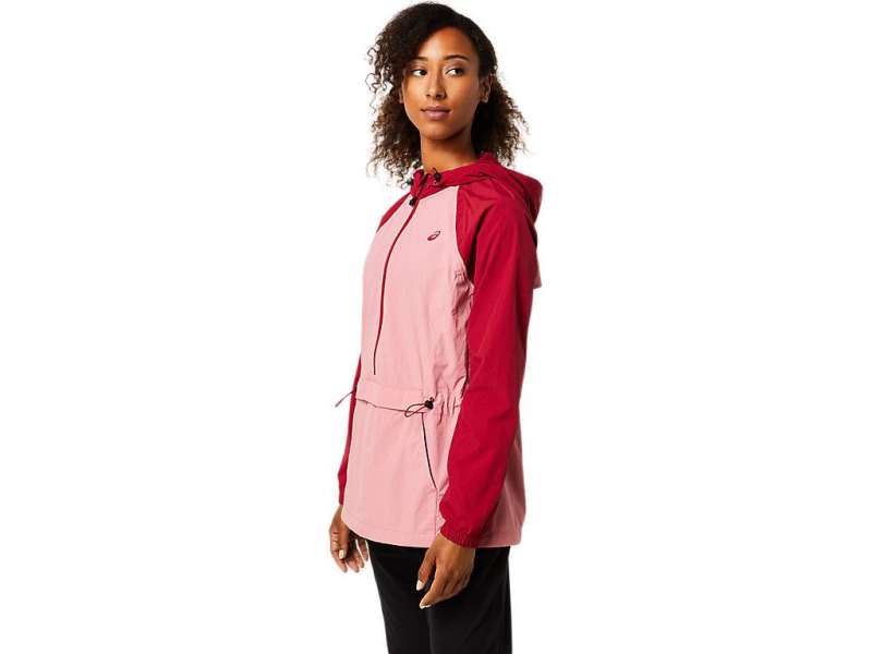 Asics Anorak Smokey Rose/Burgundy | mjN7EL4Am