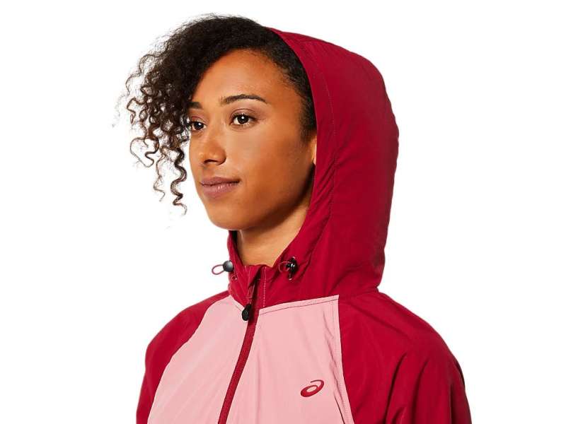 Asics Anorak Smokey Rose/Burgundy | mjN7EL4Am