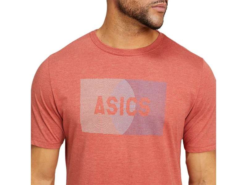 Asics Block Tee Spice Latte Heather | KV2i67ILP