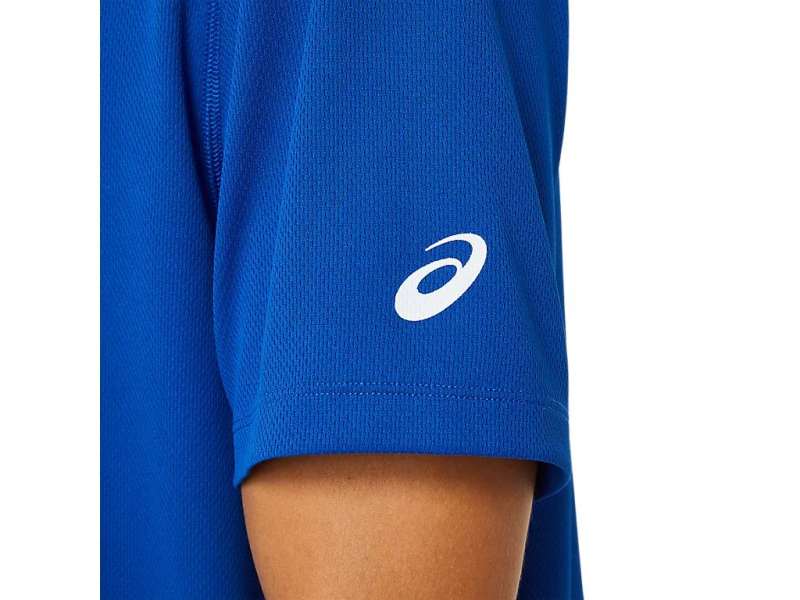 Asics Bos Ready-set κοντο Sleeve Ii μπλε | 2P0oTdj9C