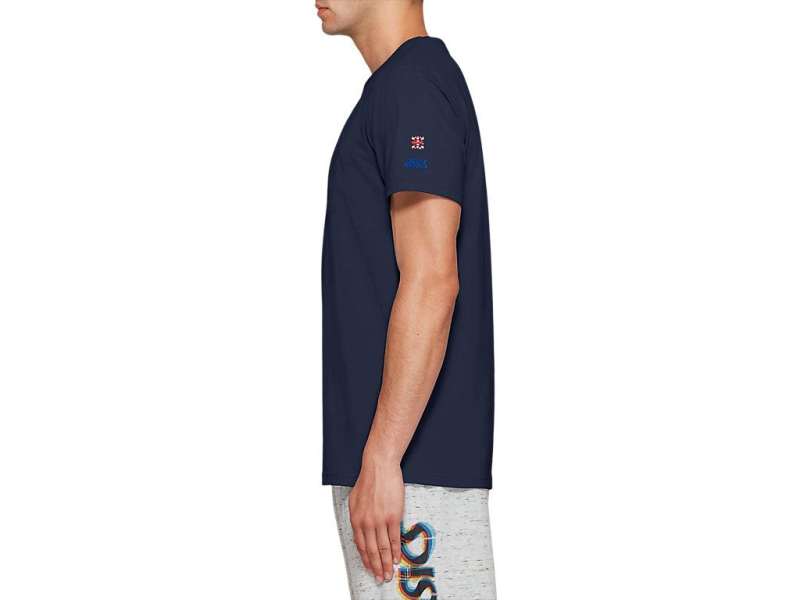 Asics Country Pack Ss Tee Us Western Midnight | mt9VsUFVm