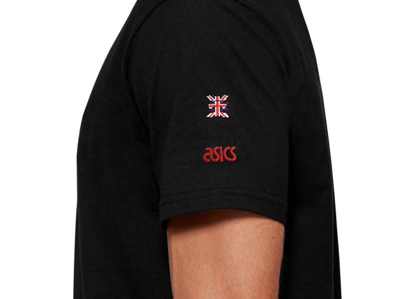 Asics Country Pack κοντο Sleeve Tee Uk Western μαυρα | MFHsooZg2