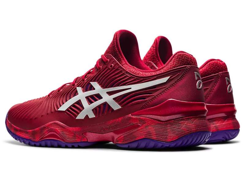 Asics Court Ff Novak Cranberry/White | XU0PANPmy