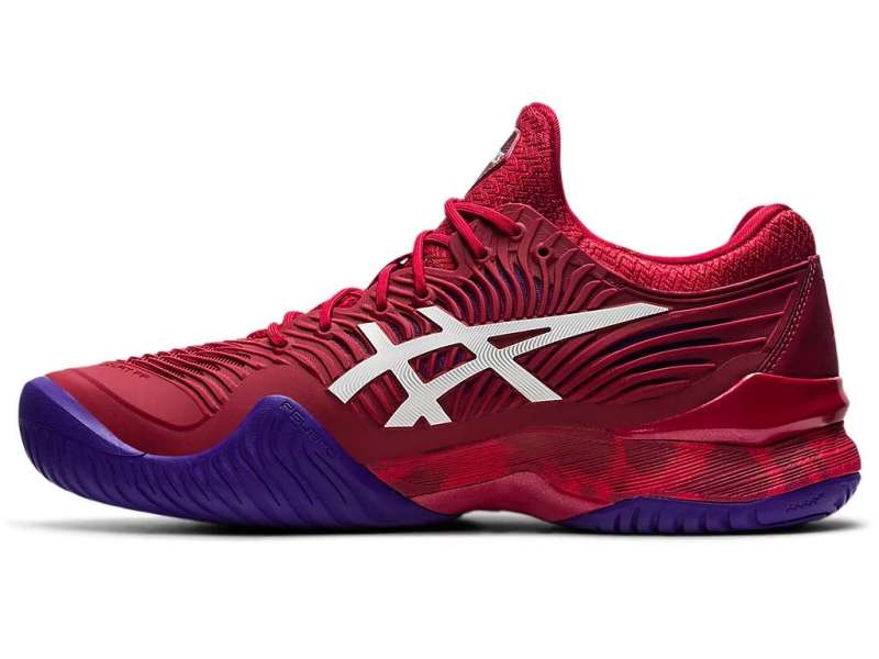 Asics Court Ff Novak Cranberry/White | XU0PANPmy