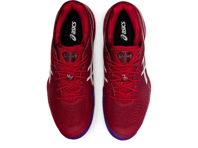 Asics Court Ff Novak Cranberry/White | XU0PANPmy