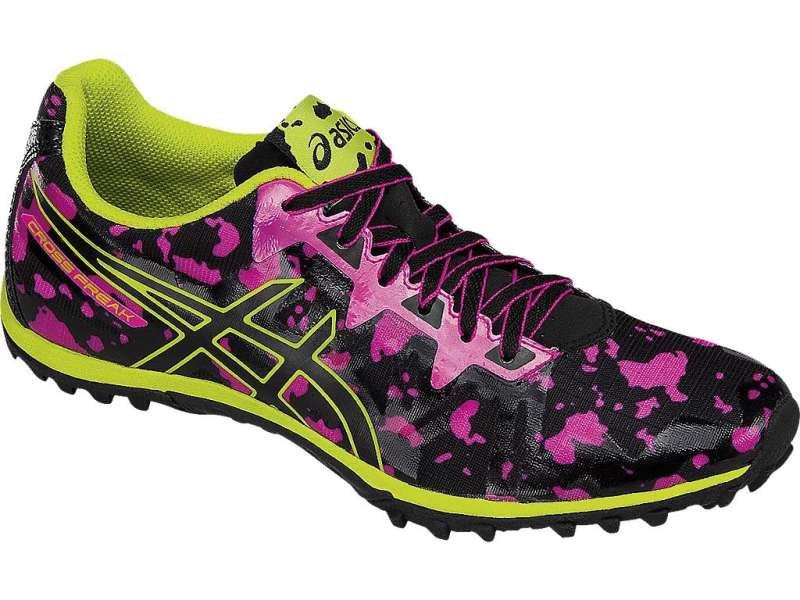 Asics Cross Freak 2 Hot Pink/Black/Neon Lime | krtUuNQAF