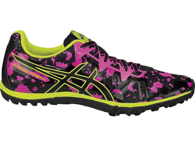 Asics Cross Freak 2 Hot Pink/Black/Neon Lime | krtUuNQAF