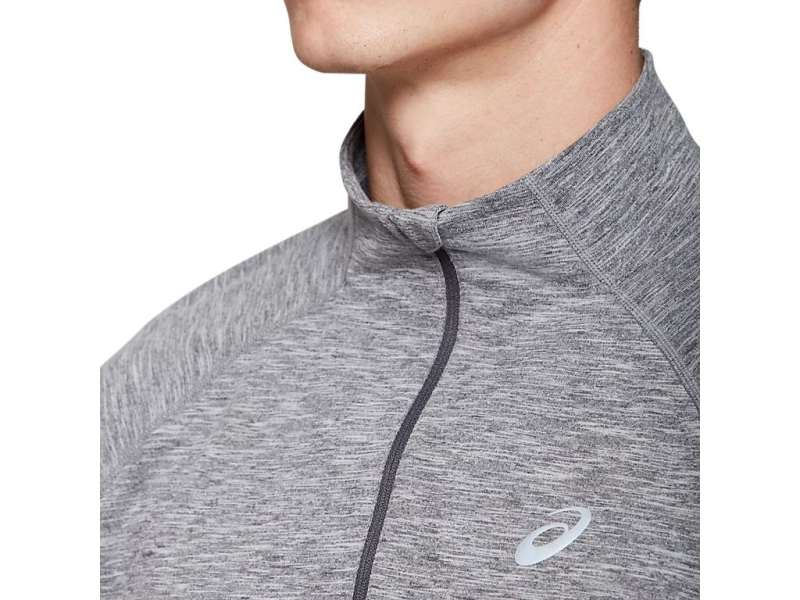 Asics Dorai Quarter Zip σκούρο γκρι | fhUnBQmVE