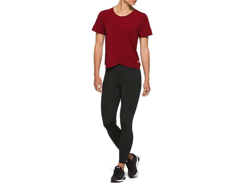 Asics Front Fold Tee Beet Juice | k4wKv1DAP