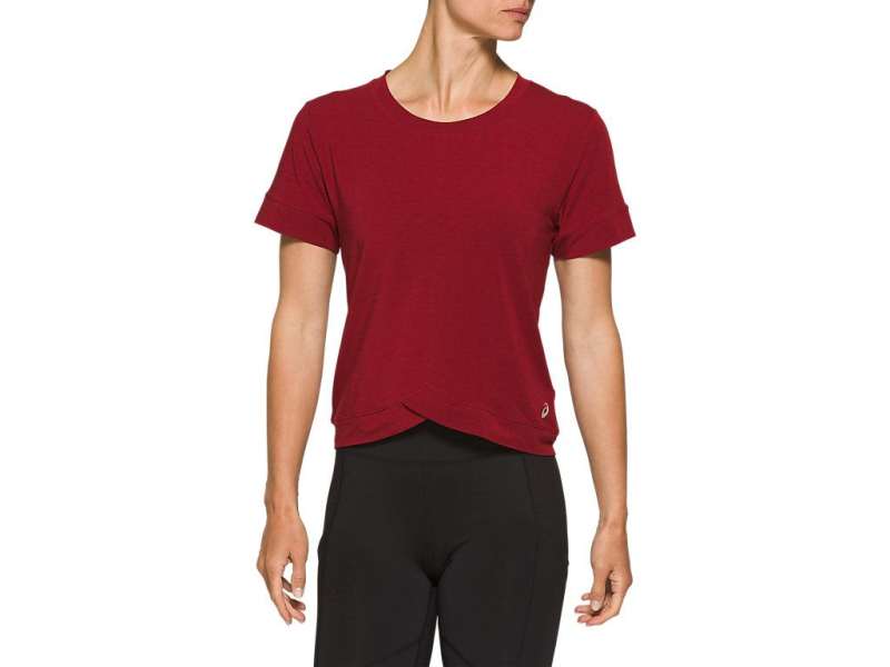 Asics Front Fold Tee Beet Juice | k4wKv1DAP