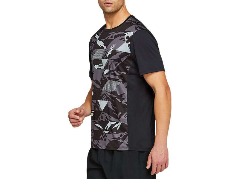 Asics Future Camo κοντο Sleeve καμουφλάζ μαυρα | BfHYjnnzw