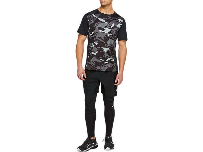 Asics Future Camo κοντο Sleeve καμουφλάζ μαυρα | BfHYjnnzw