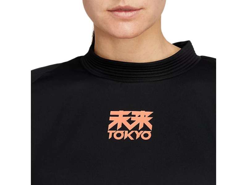 Asics Future Tokyo Thermopolis Fleece Crop Crew κοραλι | JqaWqOlv4