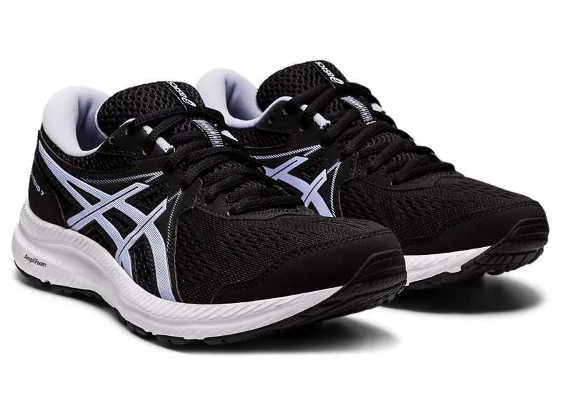 Asics Gel-contend 7 Black/Lilac Opal | ToOnHDk5o