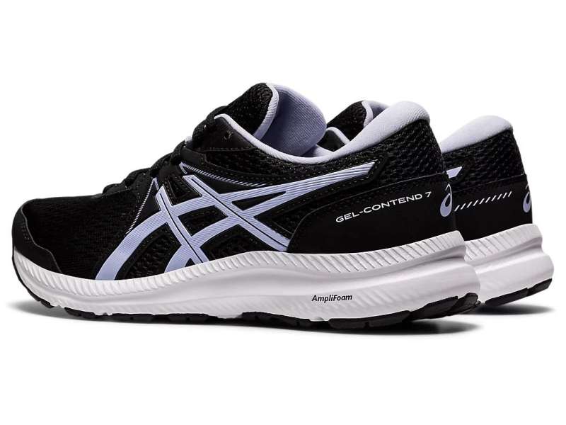 Asics Gel-contend 7 Black/Lilac Opal | ToOnHDk5o