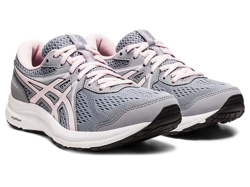 Asics Gel-contend 7 (D) Sheet Rock/Pink Salt | CBqXCtVYX