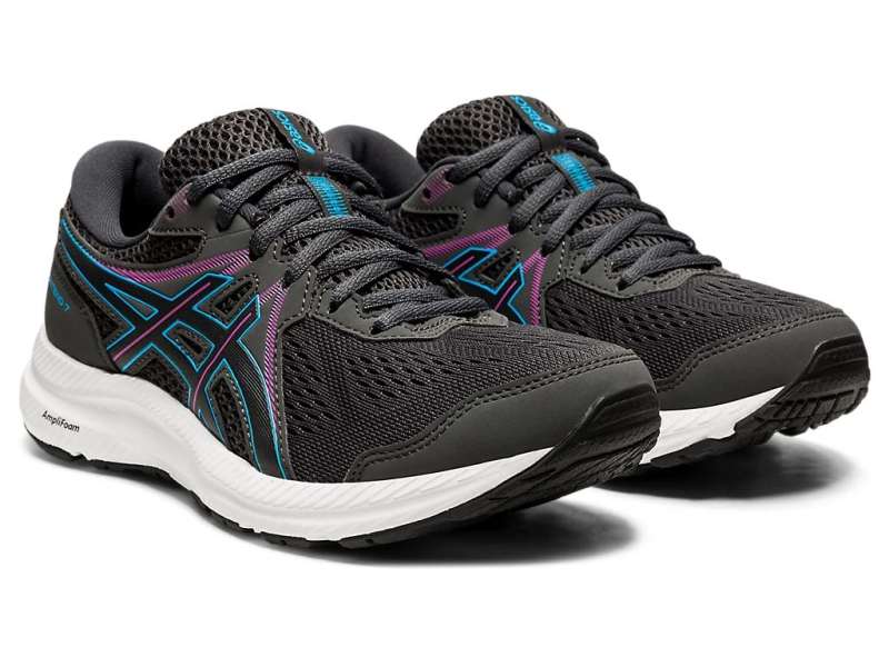 Asics Gel-contend 7 Graphite Grey/Digital Aqua | YrK7Bs9NX