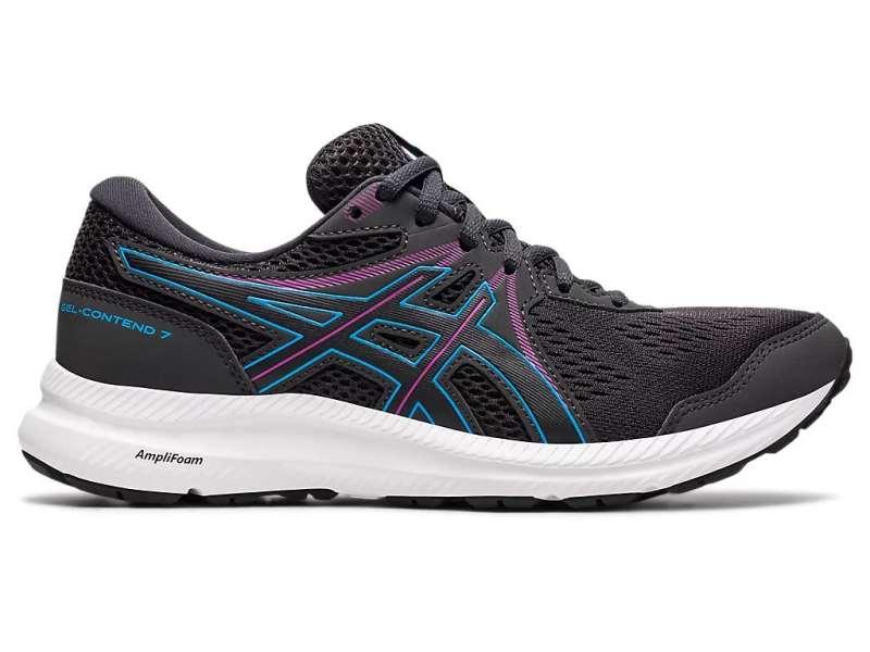 Asics Gel-contend 7 Graphite Grey/Digital Aqua | YrK7Bs9NX