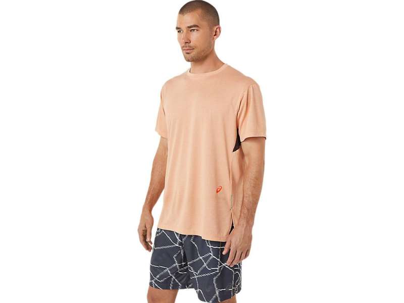 Asics Gel-cool Print κοντο Sleeve Summer Dune | QtwLKCiHu