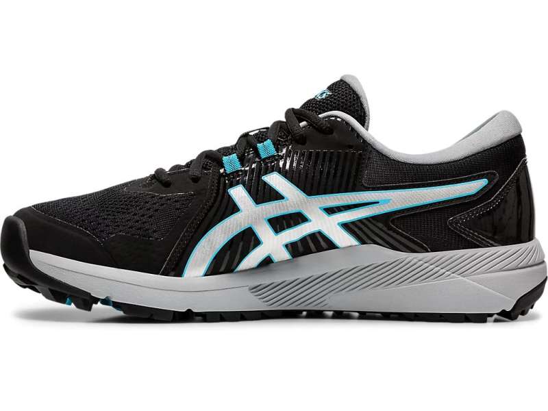 Asics Gel-course Glide Men Black/Silver | Vh4LYBk39