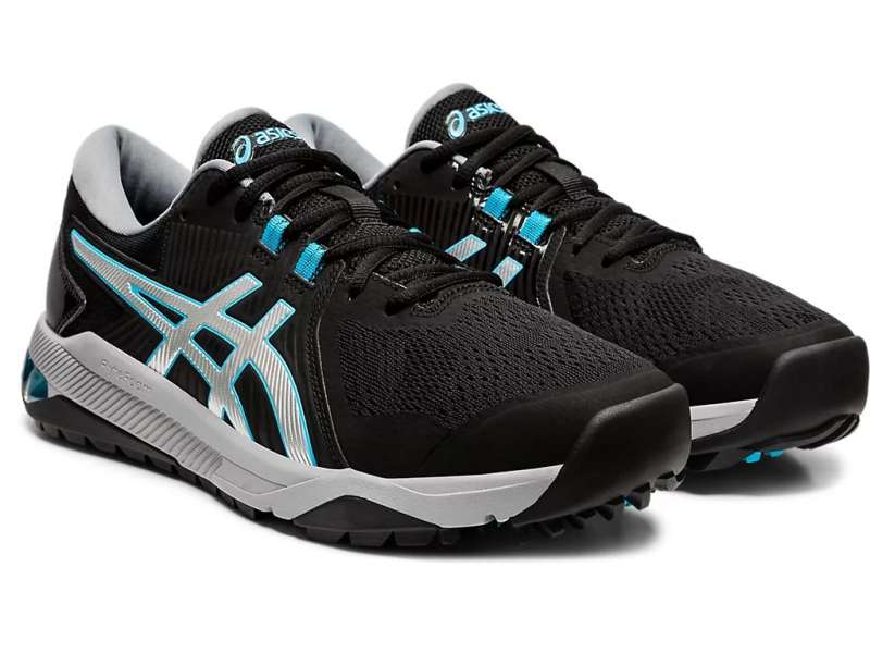 Asics Gel-course Glide Men Black/Silver | Vh4LYBk39