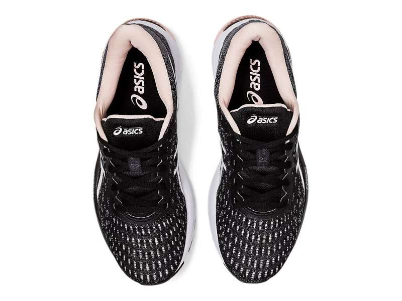 Asics Gel-cumulus 22 Knit Black/White | 7uReAa2Dh