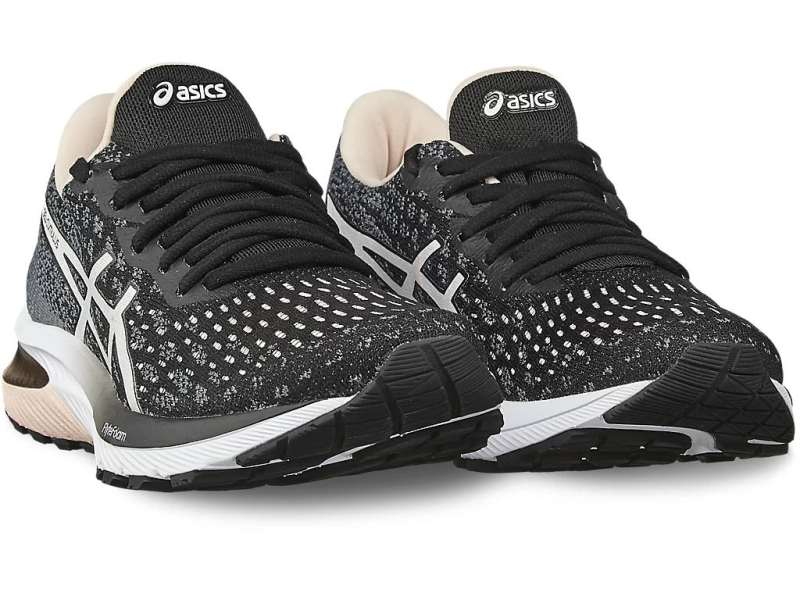 Asics Gel-cumulus 22 Knit Black/White | 7uReAa2Dh