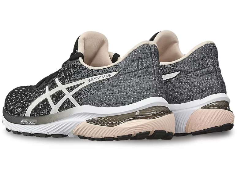 Asics Gel-cumulus 22 Knit Black/White | 7uReAa2Dh