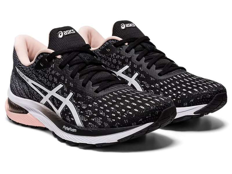 Asics Gel-cumulus 22 Knit Black/White | 7uReAa2Dh