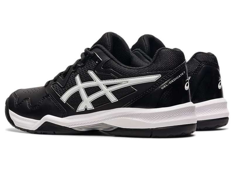 Asics Gel-dedicate 7 Black/White | 1HiN6B98U