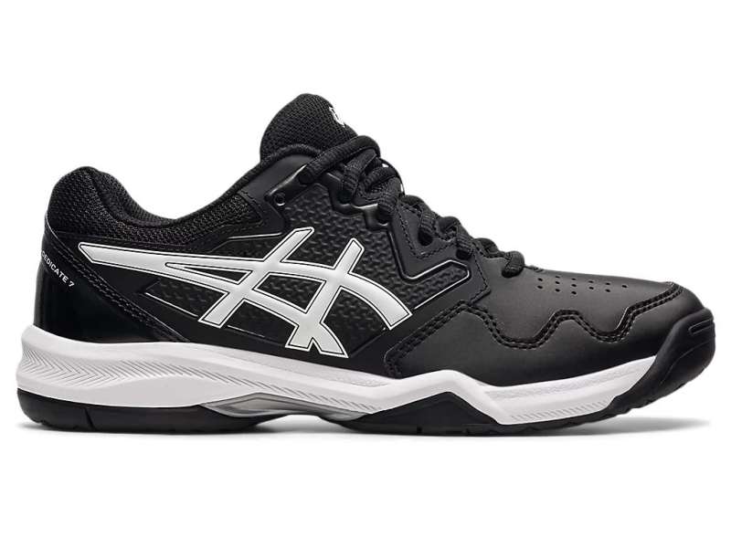 Asics Gel-dedicate 7 Black/White | 1HiN6B98U