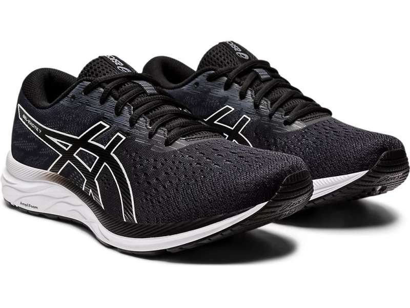 Asics Gel-excite 7 (4e) Black/White | ZmxWE12u5