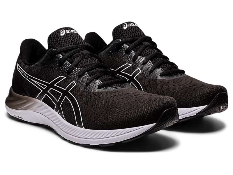 Asics Gel-excite 8 Black/White | k4DpEfoMg