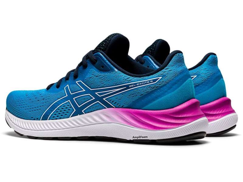 Asics Gel-excite 8 Digital Aqua/White | KJ9DdC1sB