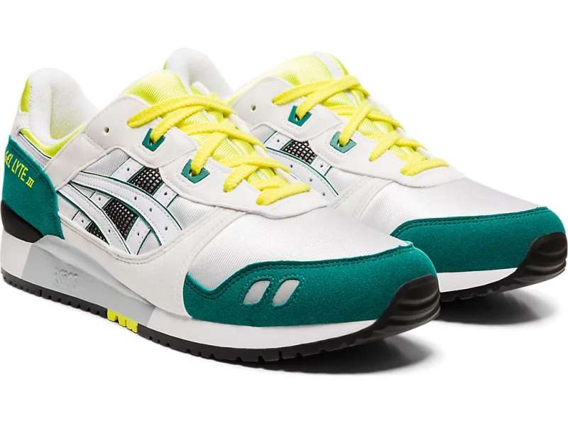 Asics Gel-lyte Iii White/Yellow | HC7kyZKll